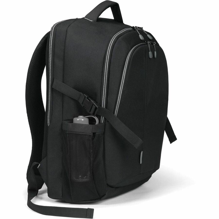 Dicota Eco Carrying Case (Backpack) for 38.1 cm (15") to 43.9 cm (17.3") Notebook - Black