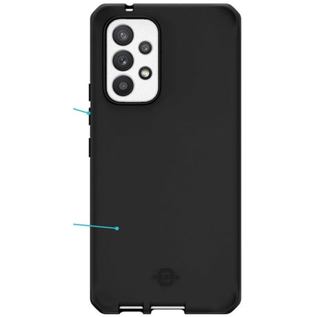 MOBILIS SPECTRUM Rugged Case for Samsung Galaxy A53 5G Smartphone - honeycomb - design - Black