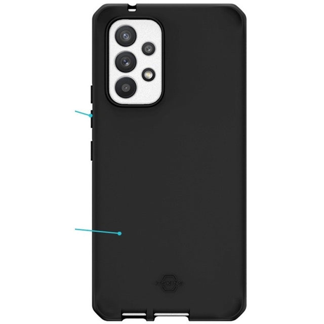 MOBILIS SPECTRUM Rugged Case for Samsung Galaxy A53 5G Smartphone - honeycomb - design - Black
