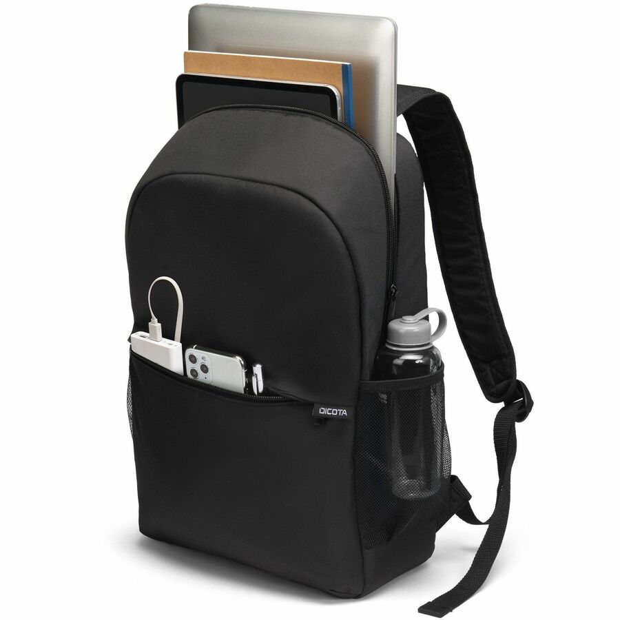 Dicota One Carrying Case (Backpack) for 38.1 cm (15") to 43.9 cm (17.3") Notebook - Black