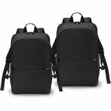 Dicota One Carrying Case (Backpack) for 38.1 cm (15") to 43.9 cm (17.3") Notebook - Black
