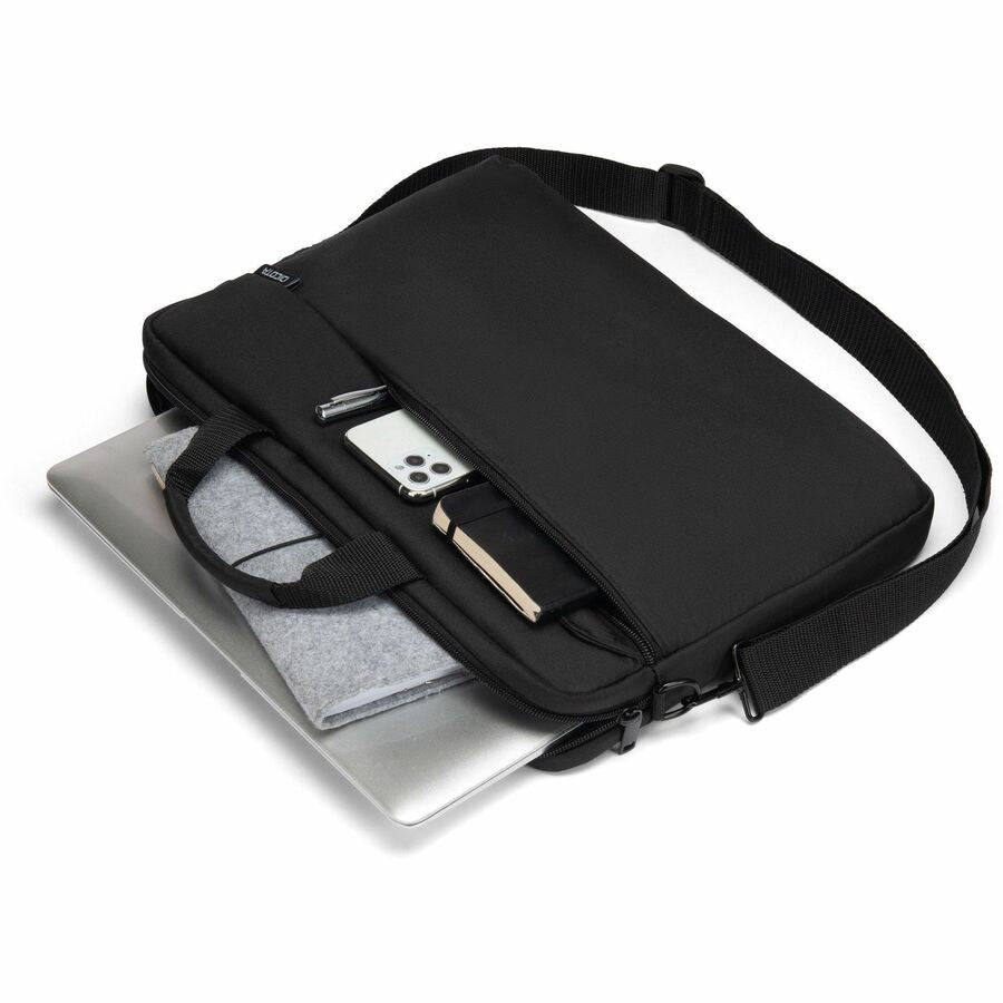 Dicota Slim Case ONE Carrying Case for 35.6 cm (14") to 40.6 cm (16") Notebook - Black