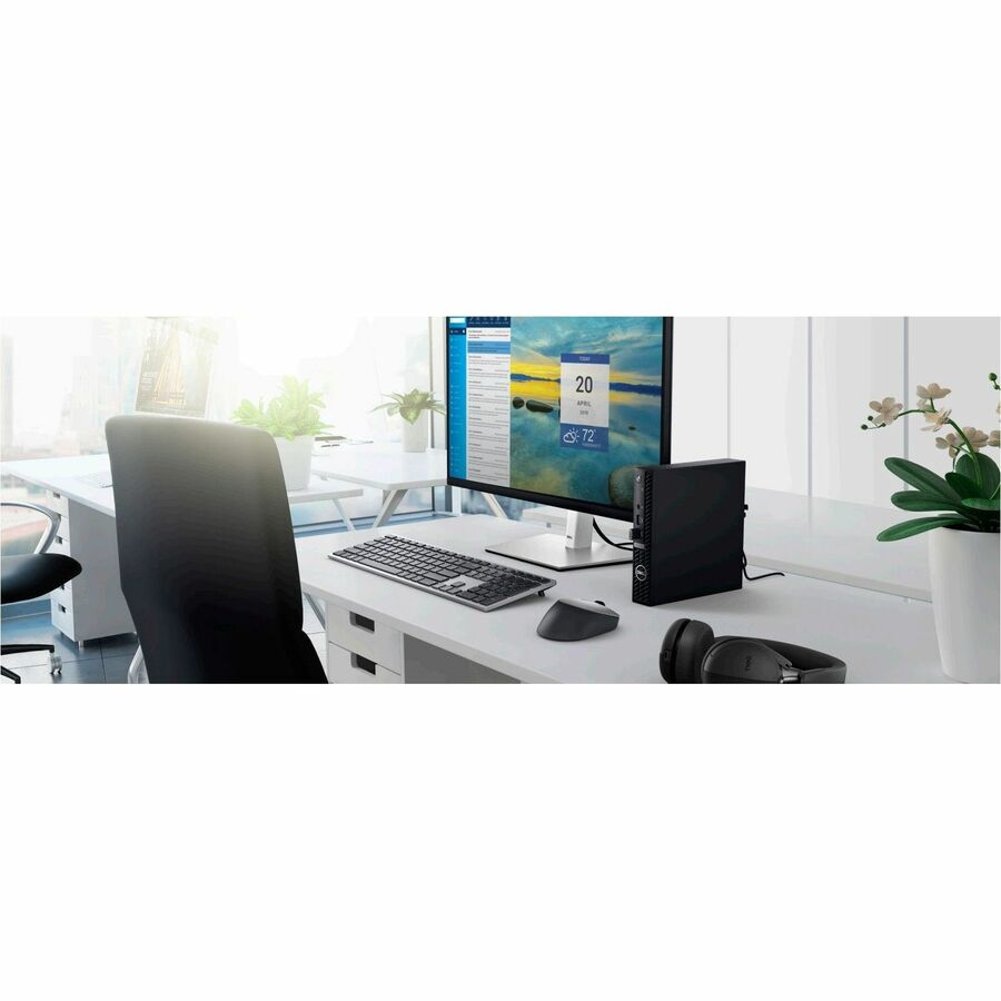Dell OptiPlex 7000 7020 Desktop Computer - Intel Core i5 14th Gen i5-14500T - vPro Technology - 16 GB - 512 GB SSD - Micro PC - Black