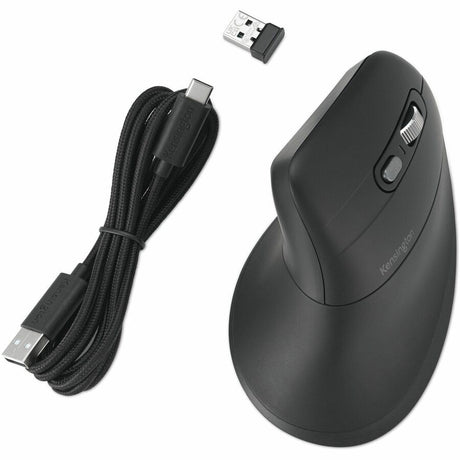 Kensington Pro Fit Ergo MY630 EQ Full-size Mouse - Bluetooth/Radio Frequency - 5 Button(s)