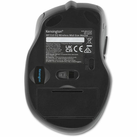 Kensington Pro Fit MY310 EQ Mid Size Mouse - Radio Frequency - Optical