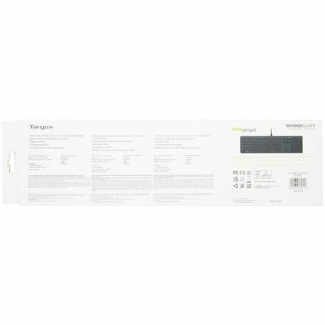 Targus EcoSmart Keyboard - Cable Connectivity - USB Type A Interface - English (UK)
