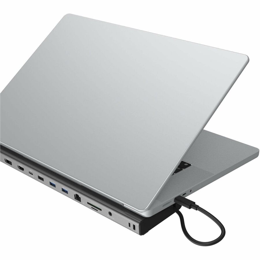 j5create JCD554 USB4 Docking Station for Notebook, Monitor, Keyboard, Mouse - Charging Capability - Memory Card Reader - SD - Space Gray