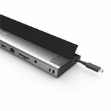 j5create JCD554 USB4 Docking Station for Notebook, Monitor, Keyboard, Mouse - Charging Capability - Memory Card Reader - SD - Space Gray