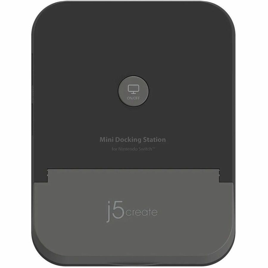 j5create Mini JCD620 USB Type C Docking Station for Gaming Console, Monitor, Keyboard, Smartphone, TV - Charging Capability - Black, Grey - Portable