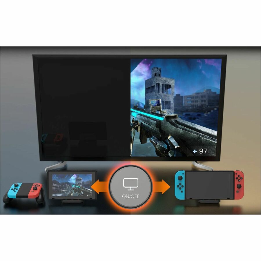 j5create Mini JCD620 USB Type C Docking Station for Gaming Console, Monitor, Keyboard, Smartphone, TV - Charging Capability - Black, Grey - Portable