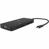 V7 Mini Dock UCMINIDOCK-ALTHV USB Type C Docking Station for Notebook - Charging Capability - Memory Card Reader - SD - Black - Desktop