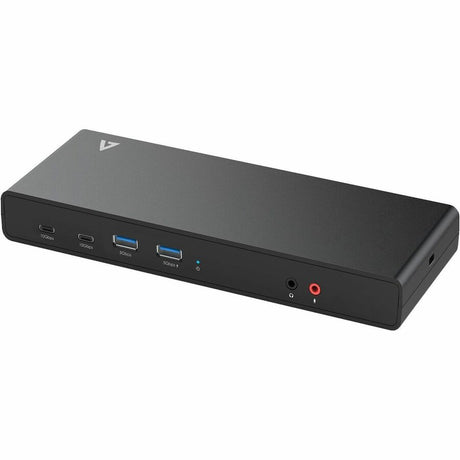 V7 UCDDS2 USB Type C Docking Station for Notebook - Charging Capability - 130 W - Black