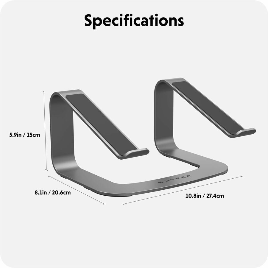 Hyper HyperSpace HS1110GYGL Notebook Stand
