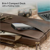 Alogic Fusion Pro TOUR USB Type C Docking Station for Smartphone, Desktop PC - Charging Capability - Memory Card Reader - SD - Space Gray - Desktop