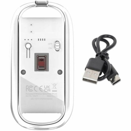Manhattan Mouse - Radio Frequency - USB Type A - Optical - 4 Button(s) - White