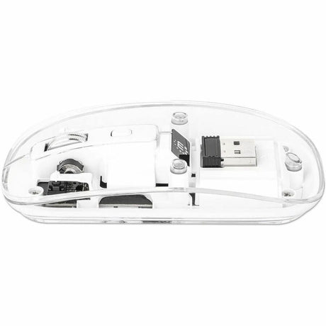 Manhattan Mouse - Radio Frequency - USB Type A - Optical - 4 Button(s) - White