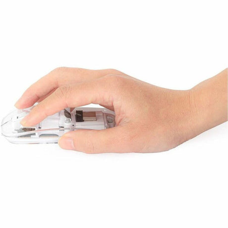 Manhattan Mouse - Radio Frequency - USB Type A - Optical - 4 Button(s) - White