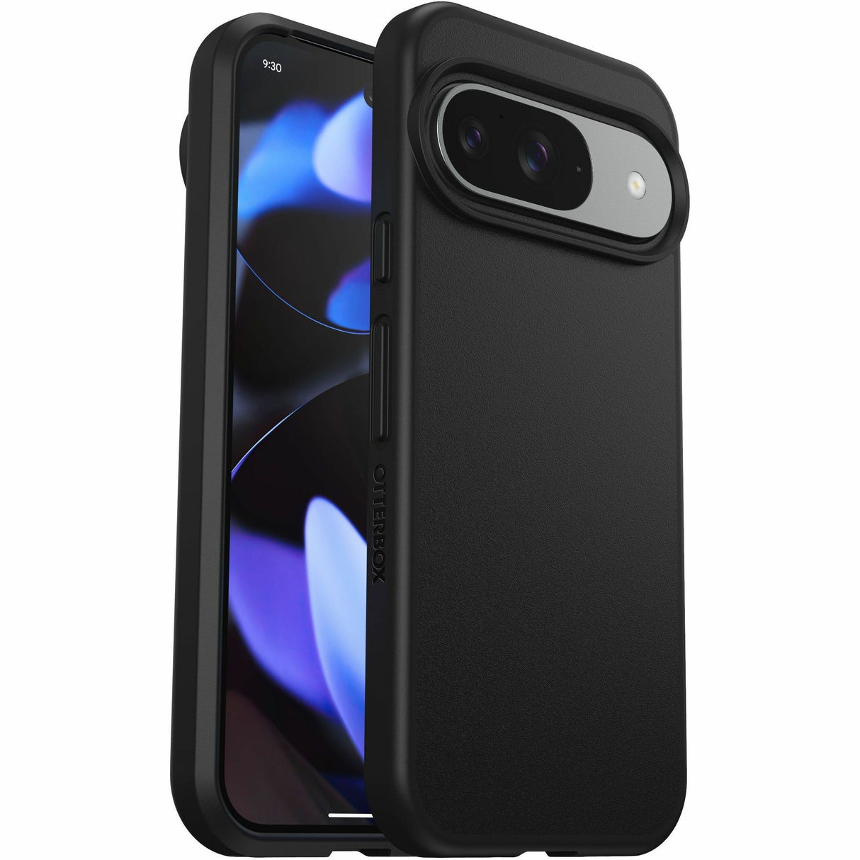OtterBox React Case for Samsung Pixel 9, Pixel 9 Pro Smartphone - Black - Retail