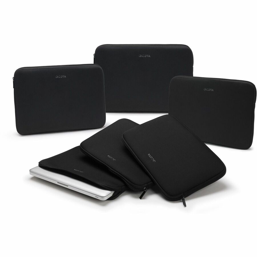 Dicota Perfect Skin Carrying Case (Sleeve) for 33 cm (13") to 33.8 cm (13.3") Notebook - Black
