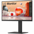 LG 24BA850-B 24" Class Webcam Full HD LCD Monitor - 16:9 - Textured Black