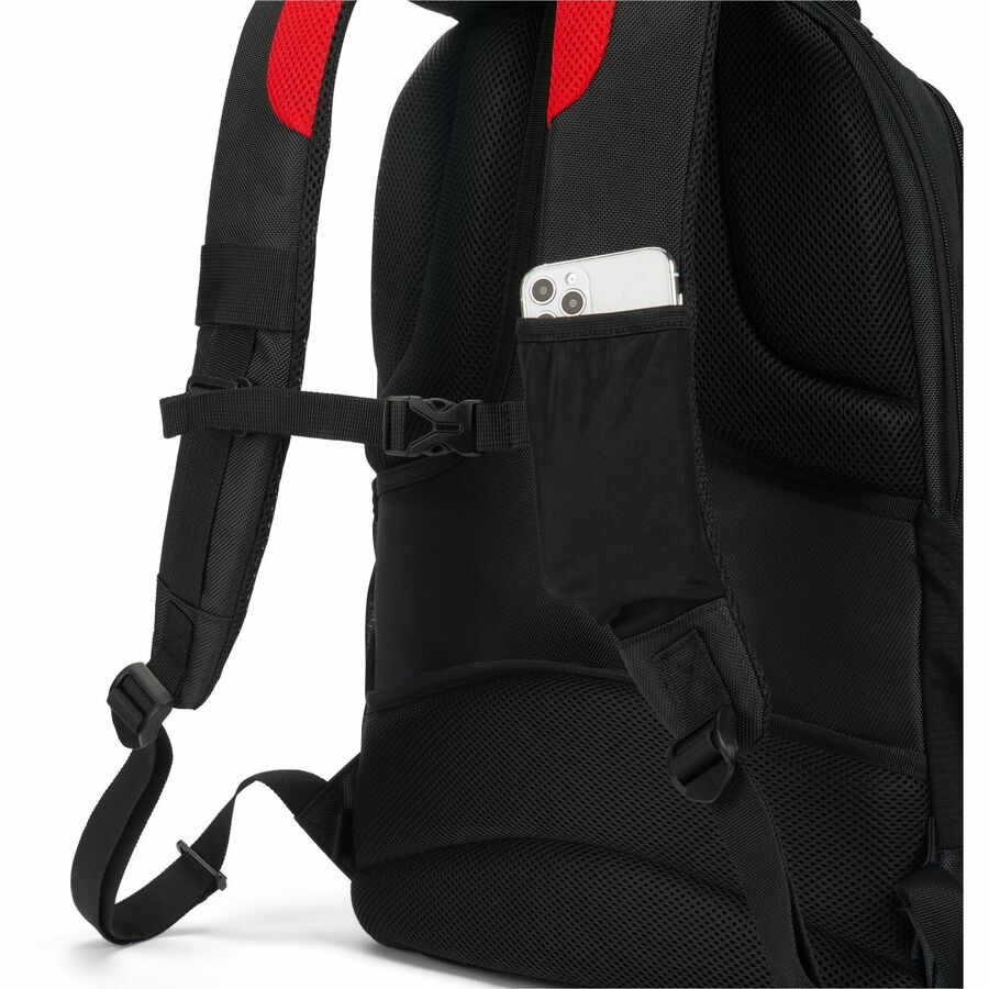 Dicota SEEKER II Carrying Case (Backpack) for 33 cm (13") to 40.6 cm (16") Notebook - Black