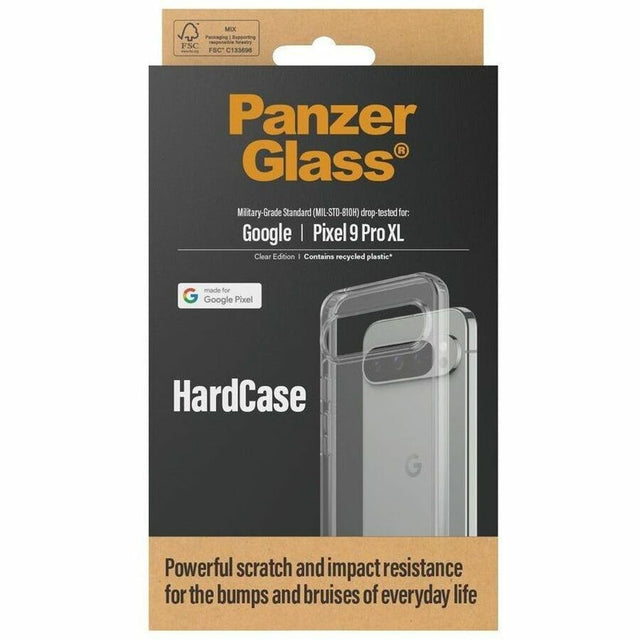 PanzerGlass HardCase Case for Google Pixel 9 Pro XL Smartphone - Transparent