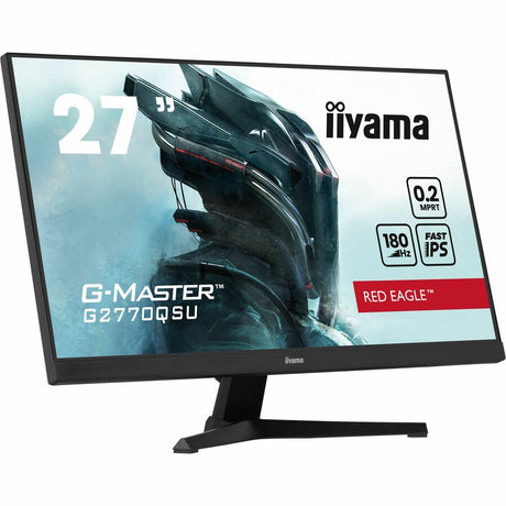 iiyama G-MASTER Red Eagle G2770QSU-B6 27" Class WQHD Gaming LED Monitor - 16:9 - Matte Black