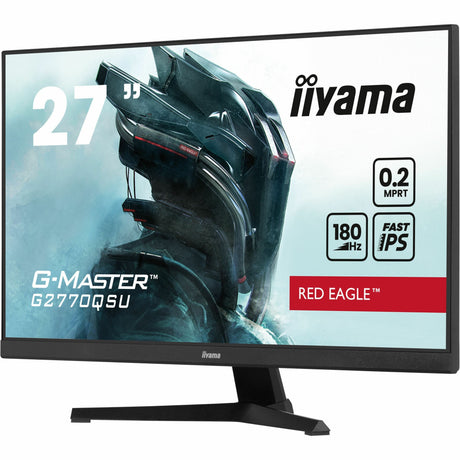 iiyama G-MASTER Red Eagle G2770QSU-B6 27" Class WQHD Gaming LED Monitor - 16:9 - Matte Black