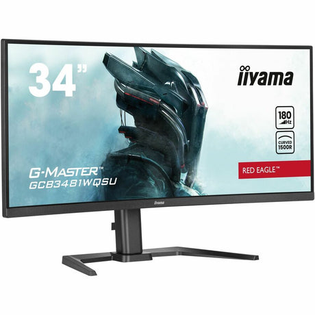 iiyama G-MASTER Red Eagle Curved GCB3481WQSU-B1 34" Class UWQHD Curved Screen Gaming LED Monitor - 21:9 - Matte Black