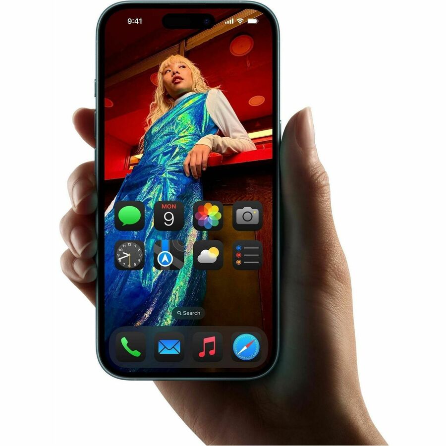 Apple iPhone 16 256 GB Smartphone - 15.5 cm (6.1") OLED 2556 x 1179 - A18Hexa-core (6 Core) - iOS 18 - 5G - Teal
