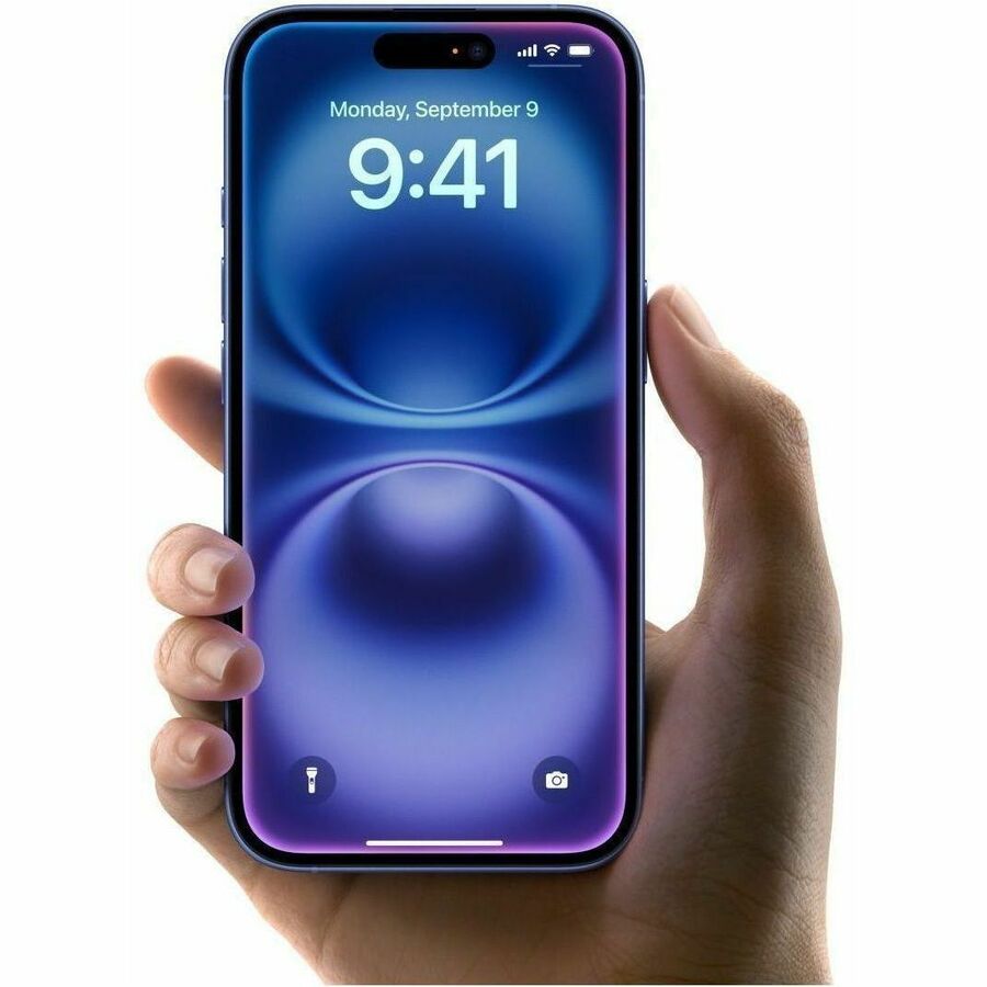 Apple iPhone 16 Plus 128 GB Smartphone - 17 cm (6.7") OLED 2796 x 1290 - A18Hexa-core (6 Core) - 8 GB RAM - iOS 18 - 5G - Ultramarine