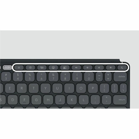 Logitech Keys-To-Go 2 Keyboard - Wireless Connectivity - English (UK) - QWERTY Layout - Graphite