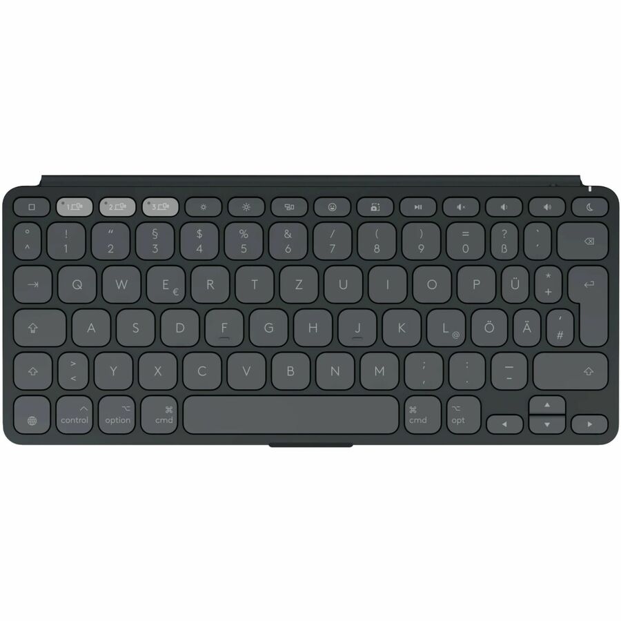 Logitech Keys-To-Go 2 Keyboard - Wireless Connectivity - English (UK) - QWERTY Layout - Graphite