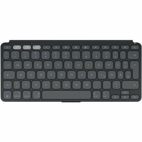 Logitech Keys-To-Go 2 Keyboard - Wireless Connectivity - English (UK) - QWERTY Layout - Graphite