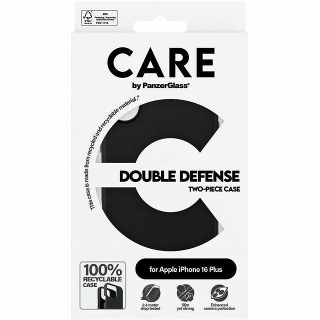 CARE Case for Apple iPhone 16 Plus Smartphone - Black