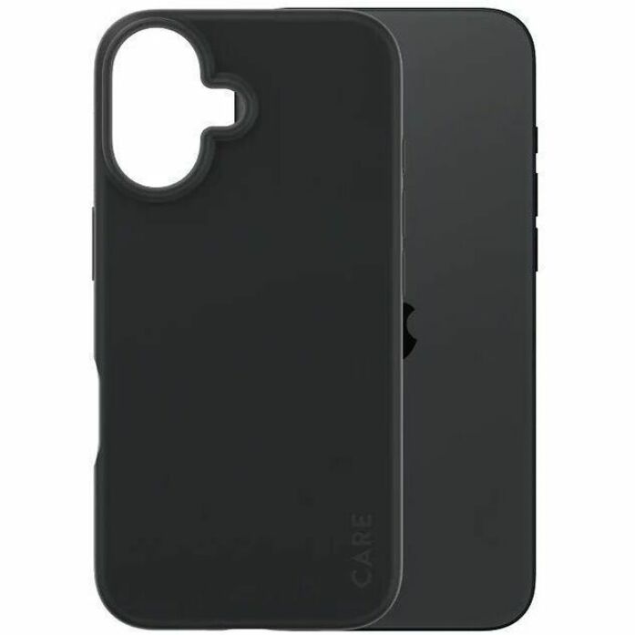 CARE Fashionable Case for Apple iPhone 16 Smartphone - Black
