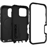 OtterBox Defender Case for Apple iPhone 16 Pro Smartphone - Textured - Black - Retail - 1