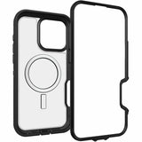OtterBox Defender Series XT Rugged Case for Apple iPhone 16 Pro Max Smartphone - Dark Side (Clear/Black) - Retail - 1
