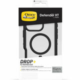 OtterBox Defender Series XT Rugged Case for Apple iPhone 16 Pro Max Smartphone - Dark Side (Clear/Black) - Retail - 1