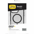 OtterBox React Case for Apple iPhone 16 Pro Max Smartphone - Black Crystal (Clear/Black) - 1