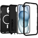 OtterBox Defender Case for Apple iPhone 15, iPhone 14, iPhone 13 Smartphone - Texture Grip - Black