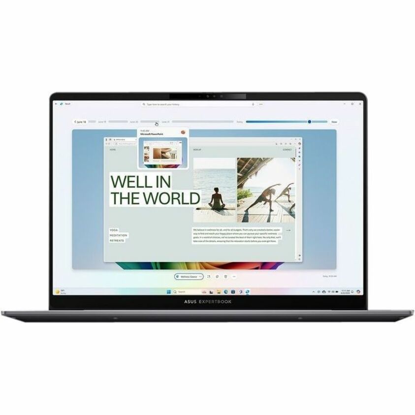 Asus ExpertBook P5 P5405 P5405CSA-U515W 35.6 cm (14") Copilot+ PC Notebook - WQXGA - Intel Core Ultra 5 226V - 16 GB - 512 GB SSD - Misty Gray