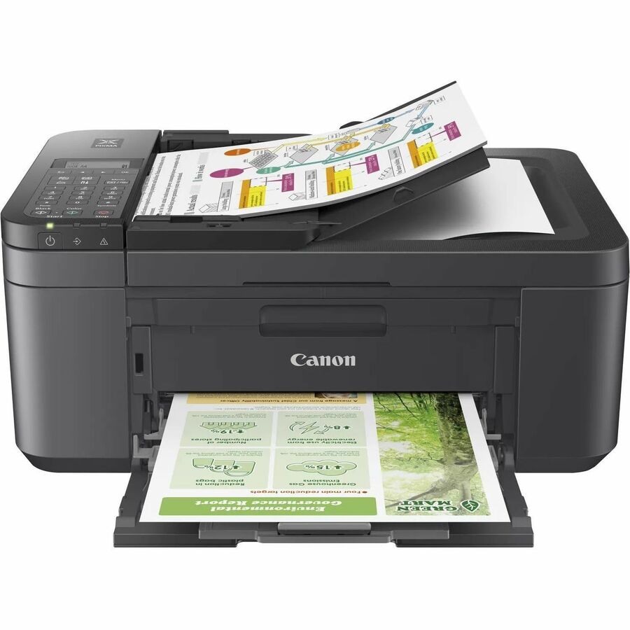 Canon PIXMA TR4755i Wired & Wireless Inkjet Multifunction Printer - Colour - Black