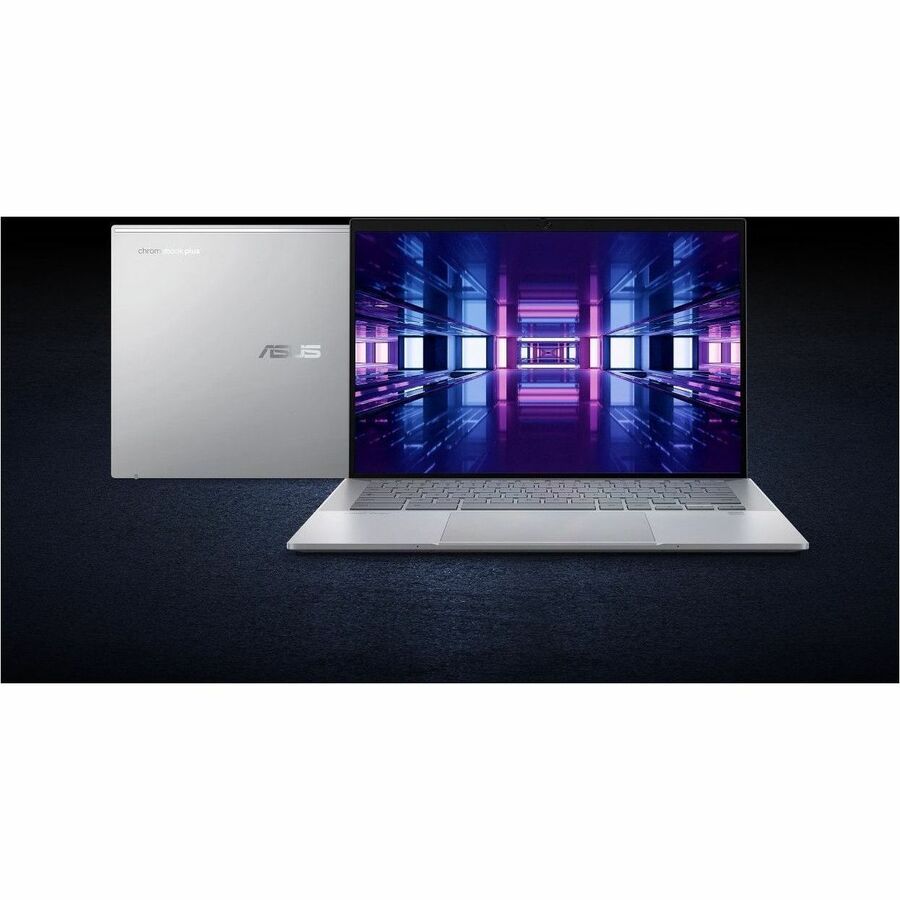 Asus ExpertBook CX54 Chromebook Plus CB5403 CB5403CMA-QM0120 35.6 cm (14") Touchscreen Chromebook - WQXGA - Intel Core Ultra 5 115U - 8 GB - 256 GB SSD - Fog Silver