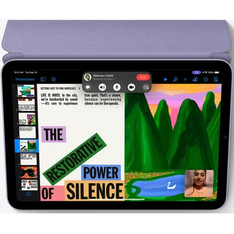 Apple iPad mini (2024) A2995 Tablet - 21.1 cm (8.3") - Apple A17 Pro (3 nm) Hexa-core - 8 GB - 256 GB Storage - 5G - Purple