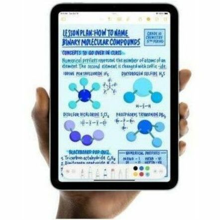 Apple iPad mini (2024) A2995 Tablet - 21.1 cm (8.3") - Apple A17 Pro (3 nm) Hexa-core - 8 GB - 256 GB Storage - 5G - Blue