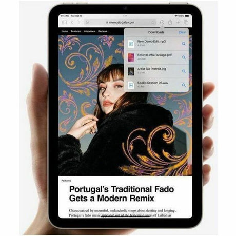 Apple iPad mini (2024) A2993 Tablet - 21.1 cm (8.3") - Apple A17 Pro (3 nm) Hexa-core - 8 GB - 512 GB Storage - Starlight