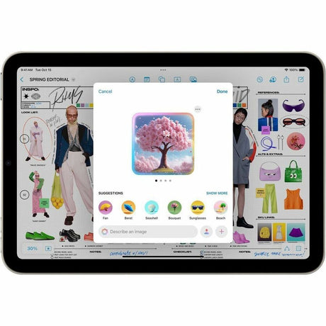 Apple iPad mini (2024) A2995 Tablet - 21.1 cm (8.3") - Apple A17 Pro (3 nm) Hexa-core - 8 GB - 128 GB Storage - 5G - Starlight