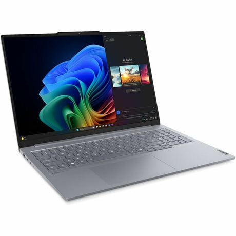 Lenovo ThinkBook 16 G7 QOY 21NH0004UK 40.6 cm (16") Copilot+ PC Notebook - WUXGA - Qualcomm Snapdragon X1P-42-100 - 16 GB - 512 GB SSD - English (UK) Keyboard - Luna Gray