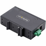 StarTech.com 5-Port Unmanaged Industrial Network Switch, 10/100/1000 Ethernet, DIN Rail/Wall-Mount, IP30 Rated, -40F-167F, 9~60V DC, TAA